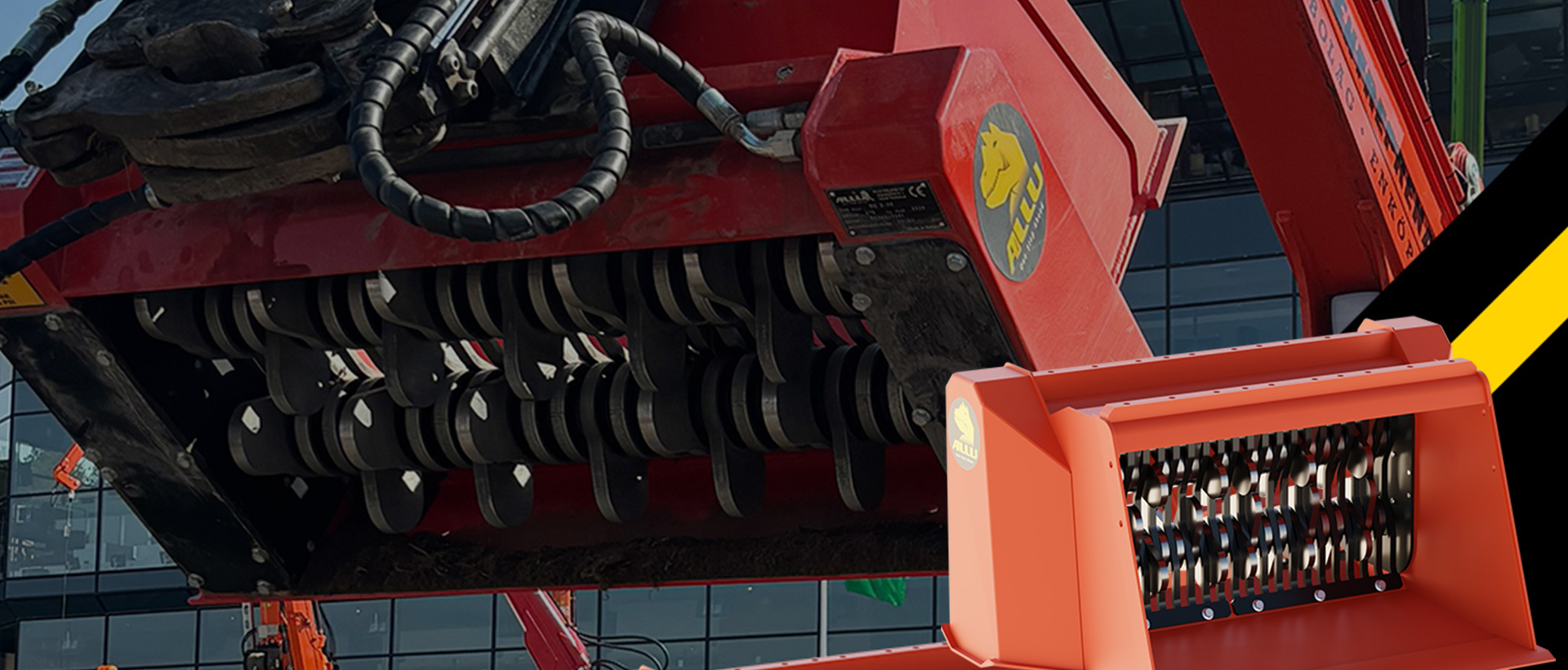 ALLU DC for mini excavators