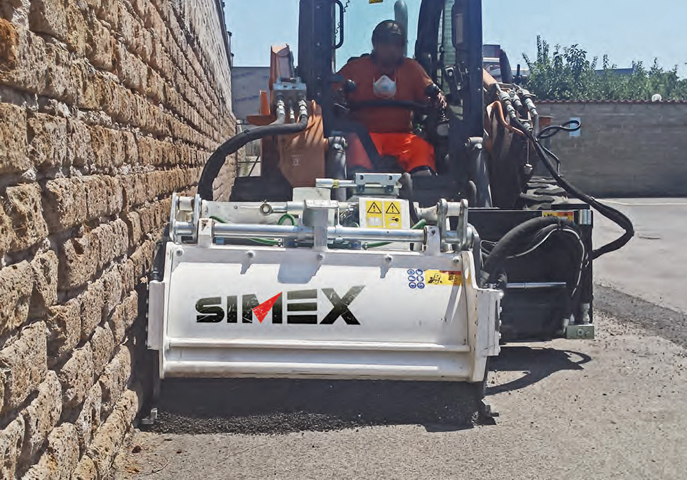Milling flush to wall